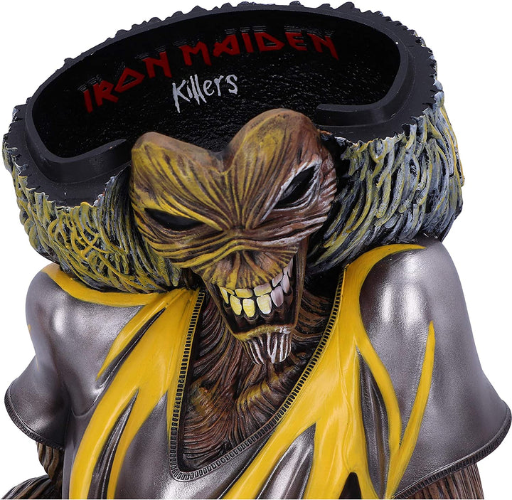 Nemesis Now Officially Licensed Iron Maiden The Killers Eddie Album Bust Box, Resin, Yellow, 30cm