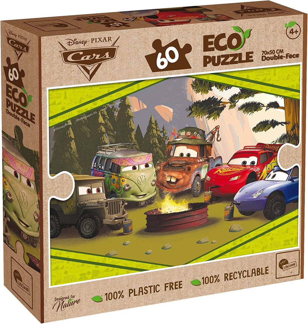 Liscianigiochi 91867 Disney Eco Puzzle Df Cars 60