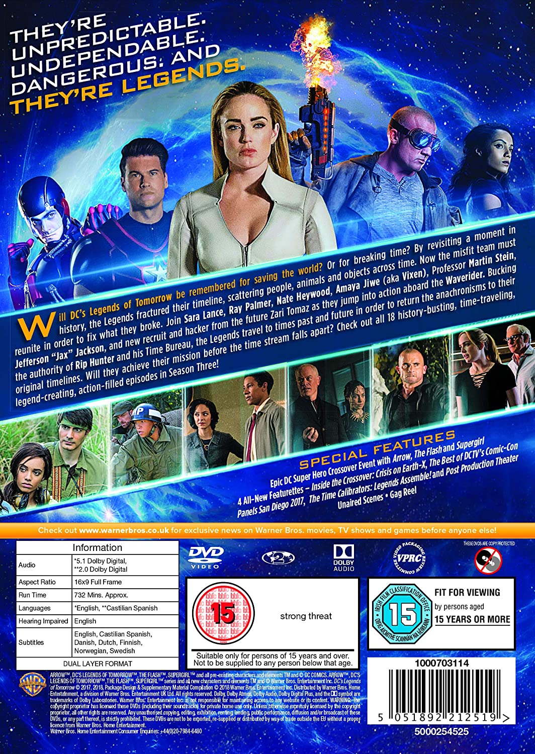 DC's Legends of Tomorrow: Season 3 -  Sci-fi [DVD]