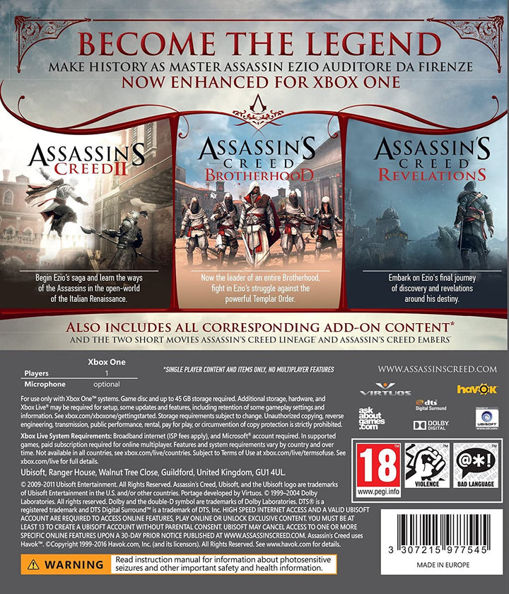 Assassins Creed The Ezio Collection (Xbox One)