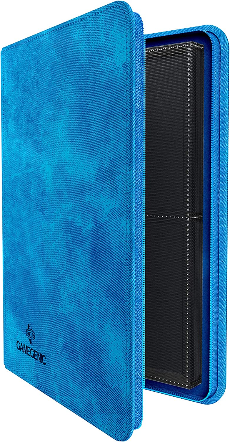 Gamegenic GGS31012ML Zip-Up Album (8-Pocket), Blue