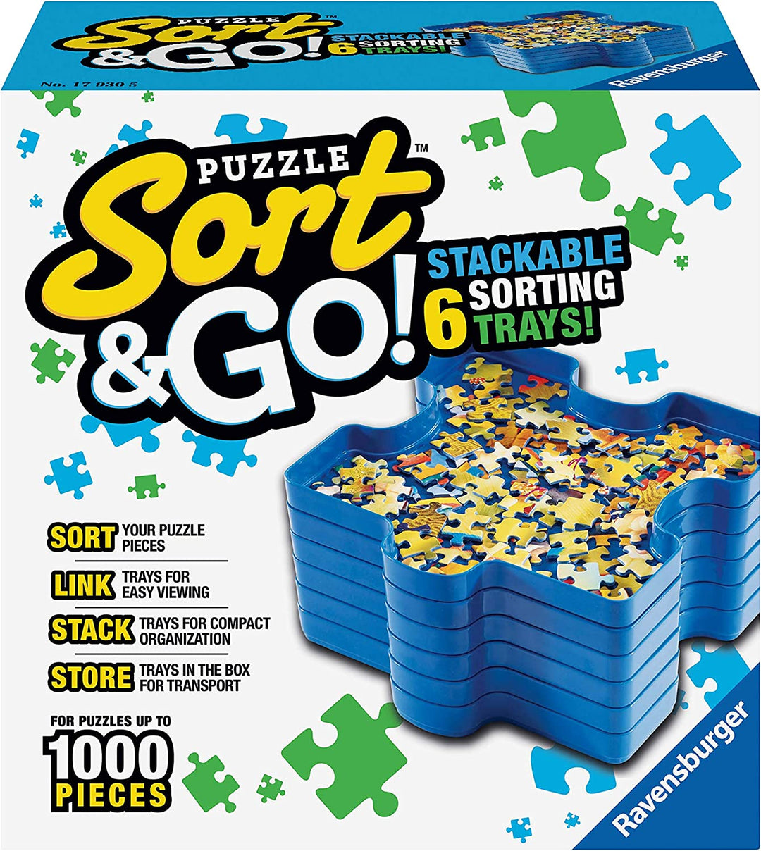 Ravensburger 17930 Sort & Go! Puzzle Sorting Trays