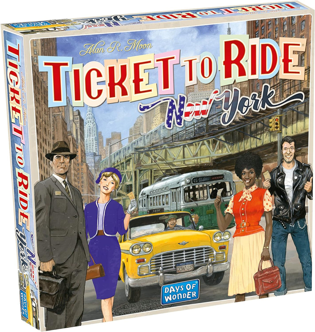 Tage des Wunders | Ticket to Ride New York Brettspiel | Ab 8 Jahren | Für 2 bis 4 Spieler