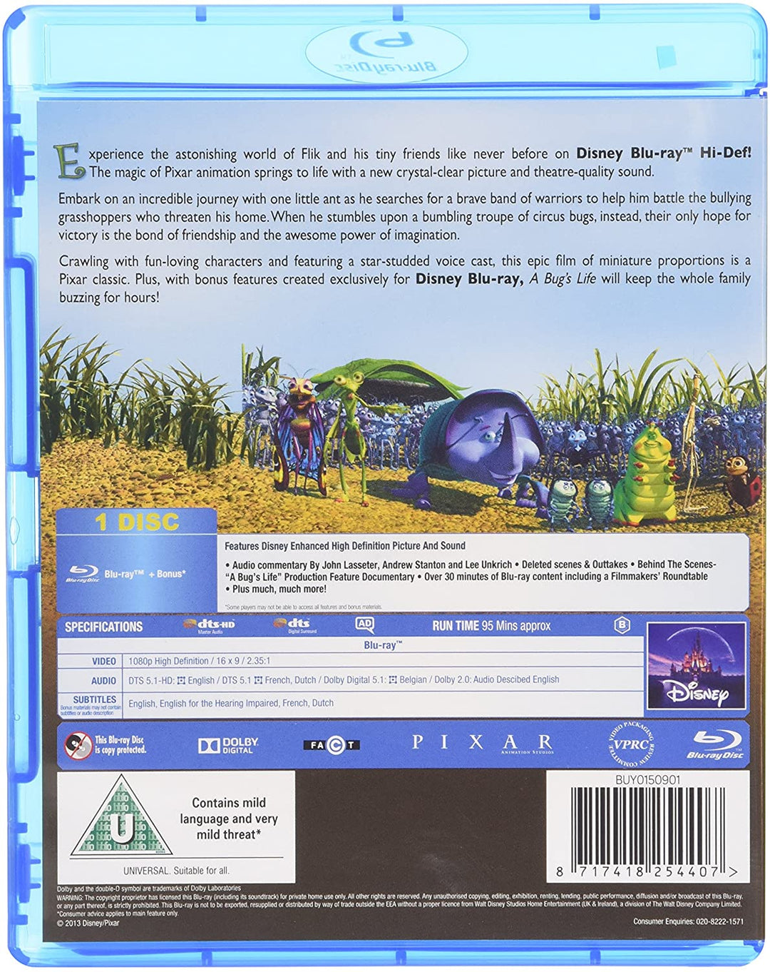 A Bug's Life [Blu-ray]