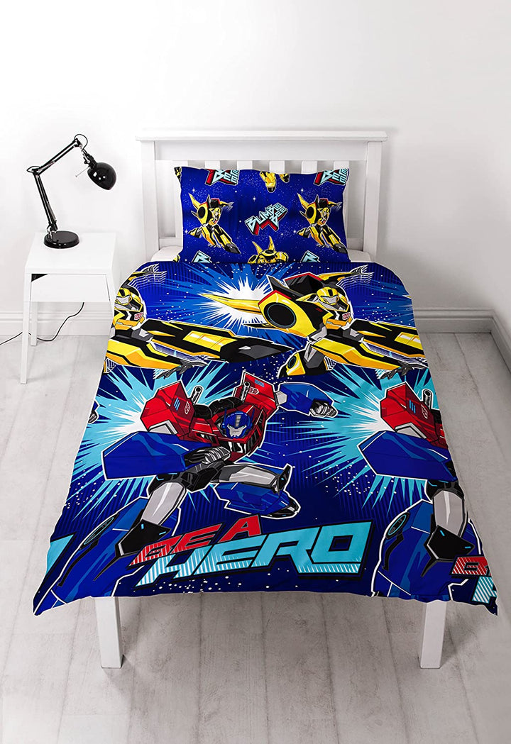 TRANSFORMERS - Hero Single Duvet Set (Repeat Print Design)