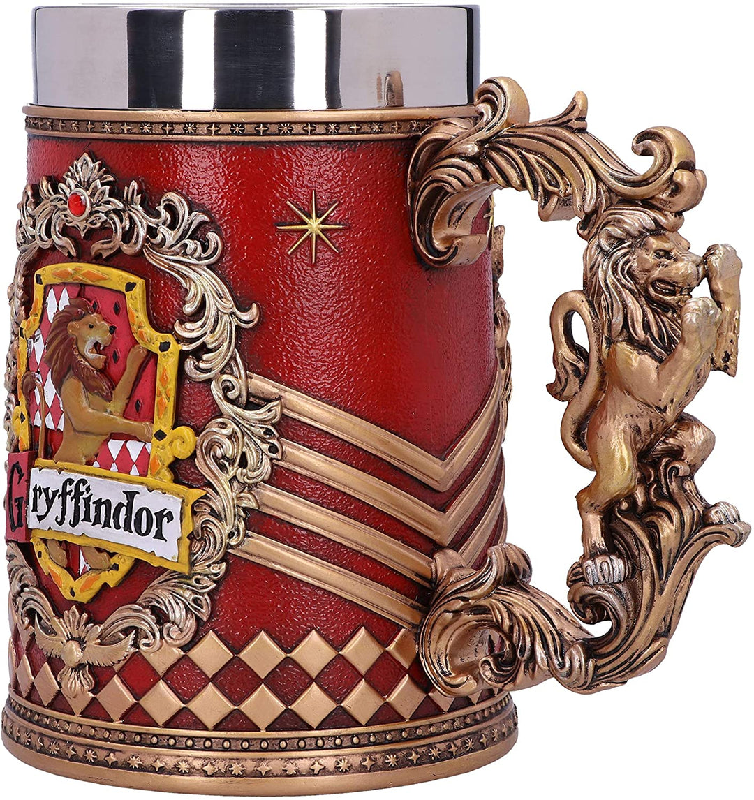 Harry Potter Gryffindor Hogwarts House Sammelkrug, Rotgold, 1 Stück (1 Stück)