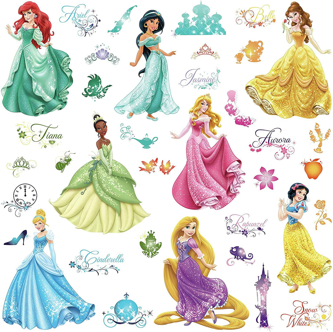 RoomMates RMK2199SCS Disney Princess Royal Debut Peel and Stick Wall Decals 10 i