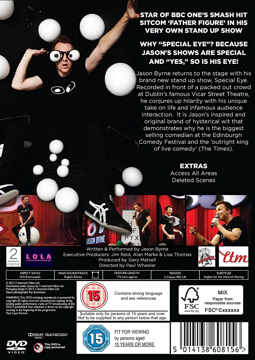 Jason Byrne Live: Jason Byrne's Special Eye [DVD]