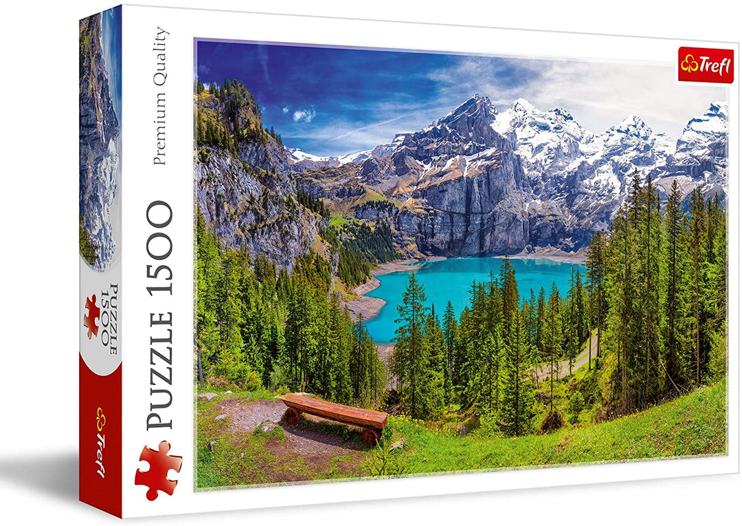 Trefl 916 26166 EA Oeschinensee 1500pcs Lake Oeschinen Switzerland, Coloured