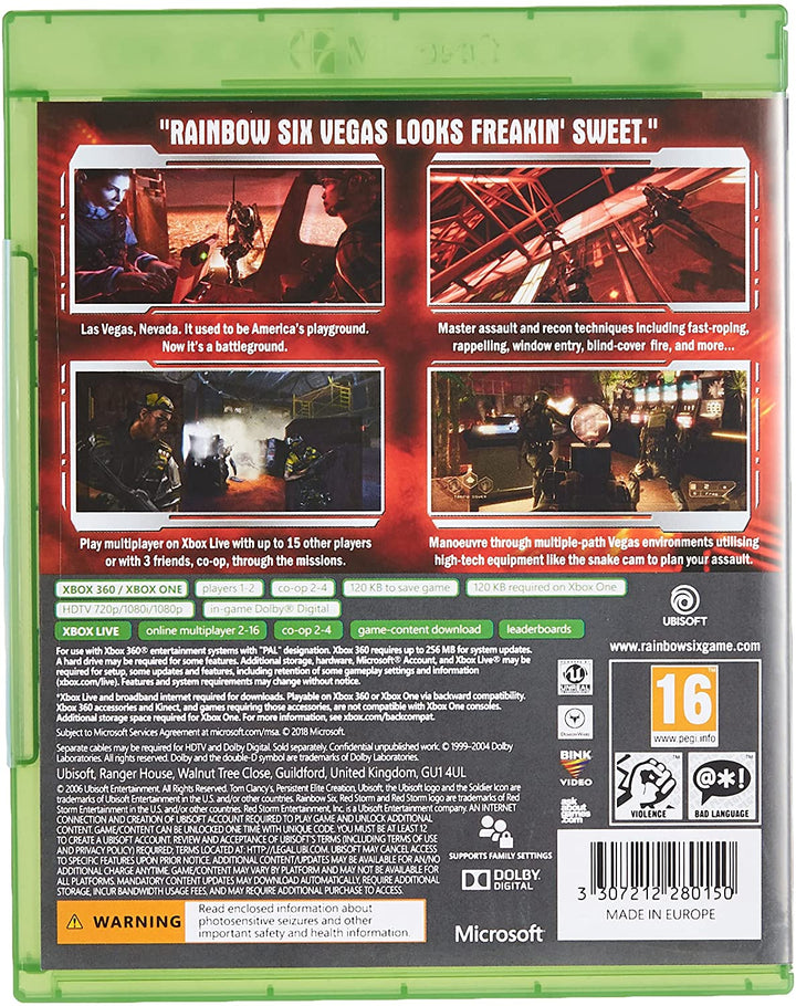 Rainbow Six Vegas Classics Edition (Xbox 360)