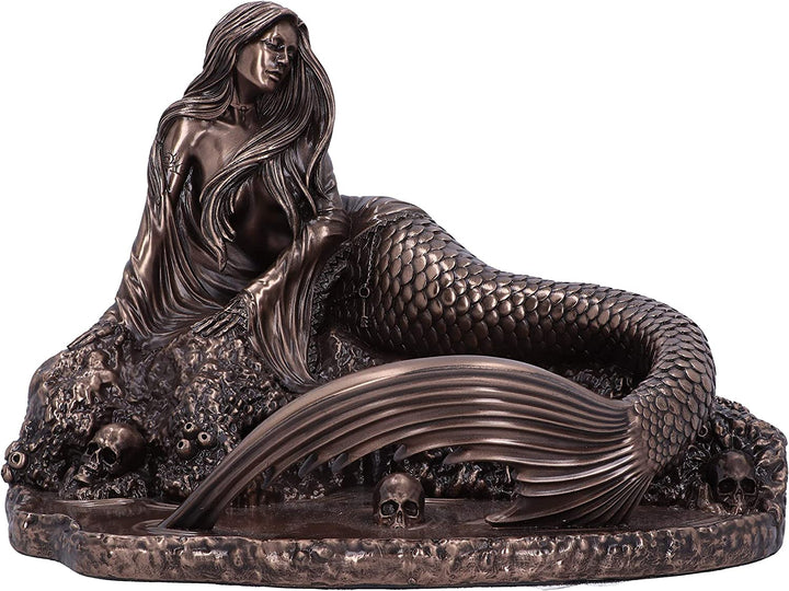 Nemesis Now Anne Stokes Bronze Siren's Lament Mermaid Figurine, 22cm