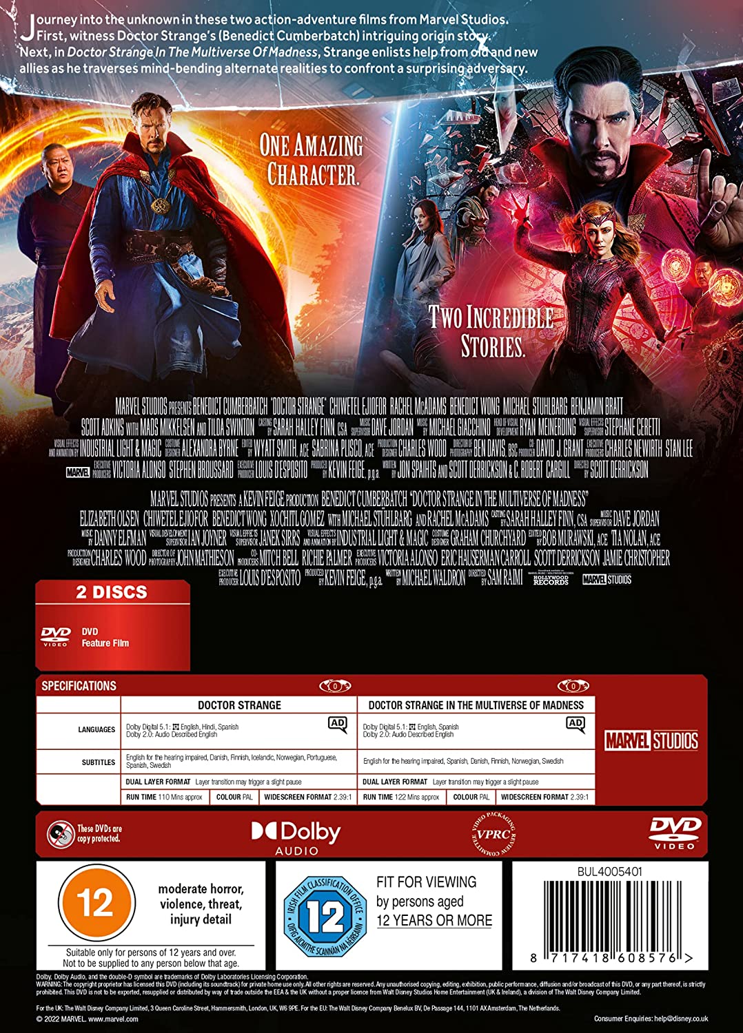 Marvel Studio's Doctor Strange Doublepack - Adventure [DVD]