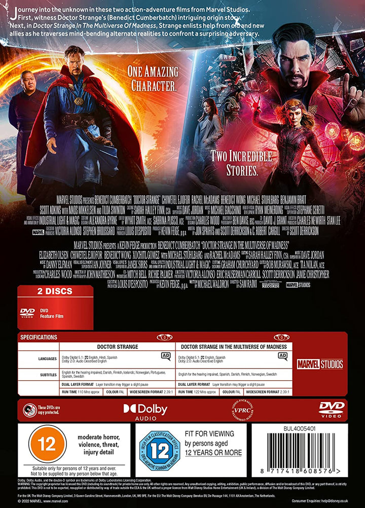 Marvel Studio's Doctor Strange Doublepack - Adventure [DVD]