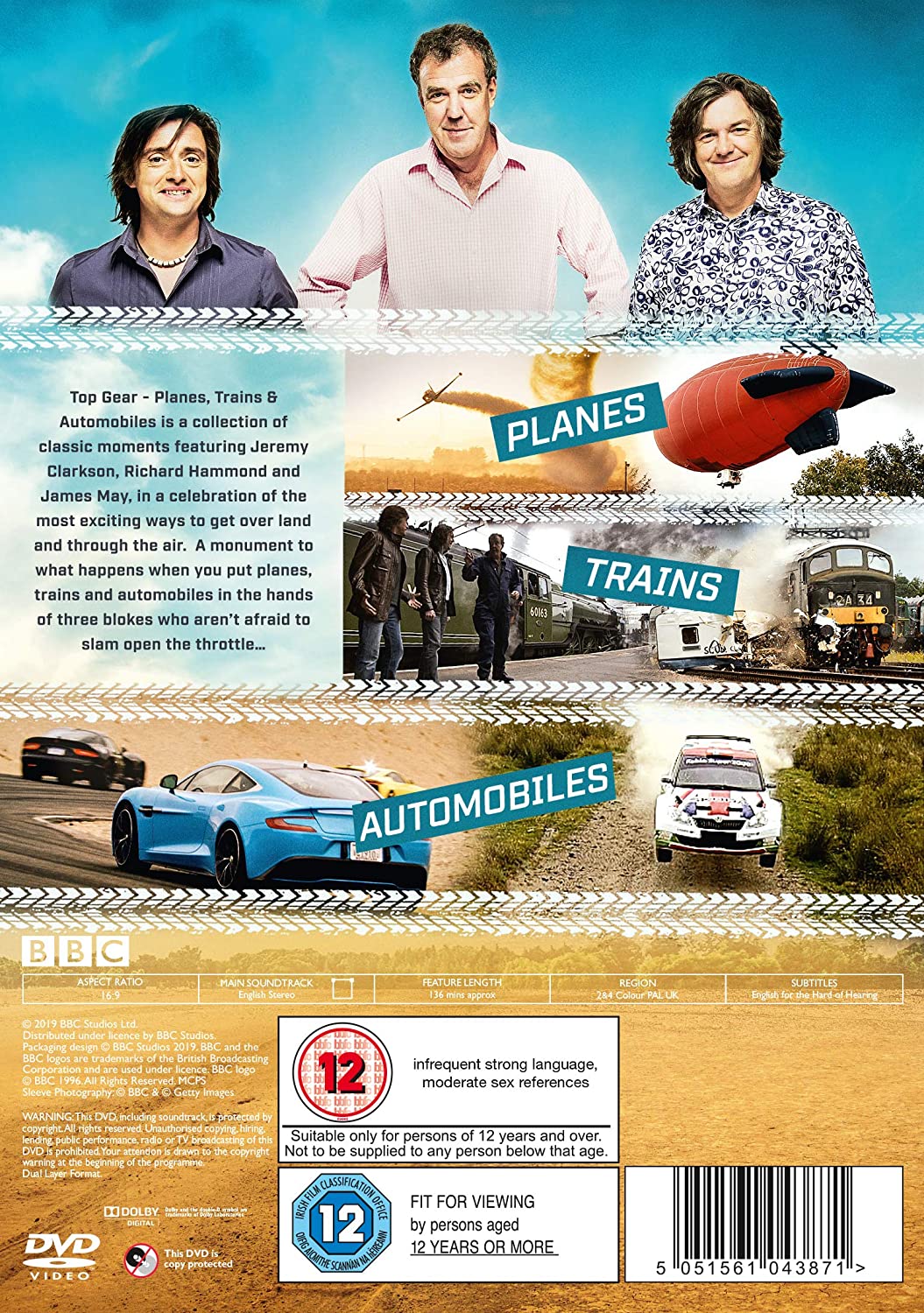 Top Gear - Planes, Trains and Automobiles [2019] - Chat show [DVD]