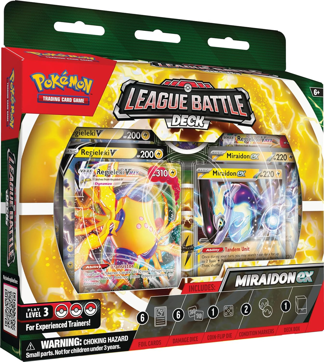 POKEMON TCG: Miraidon ex League Battle Deck (60-Card Ready-to-Play Deck Includin