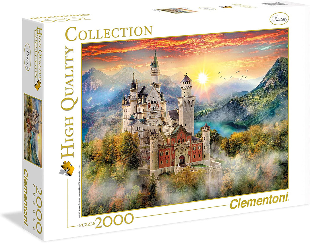 Clementoni 32559.7 Clementoni - 32559 - Collectie-Neuschwanstein-2000 stuks