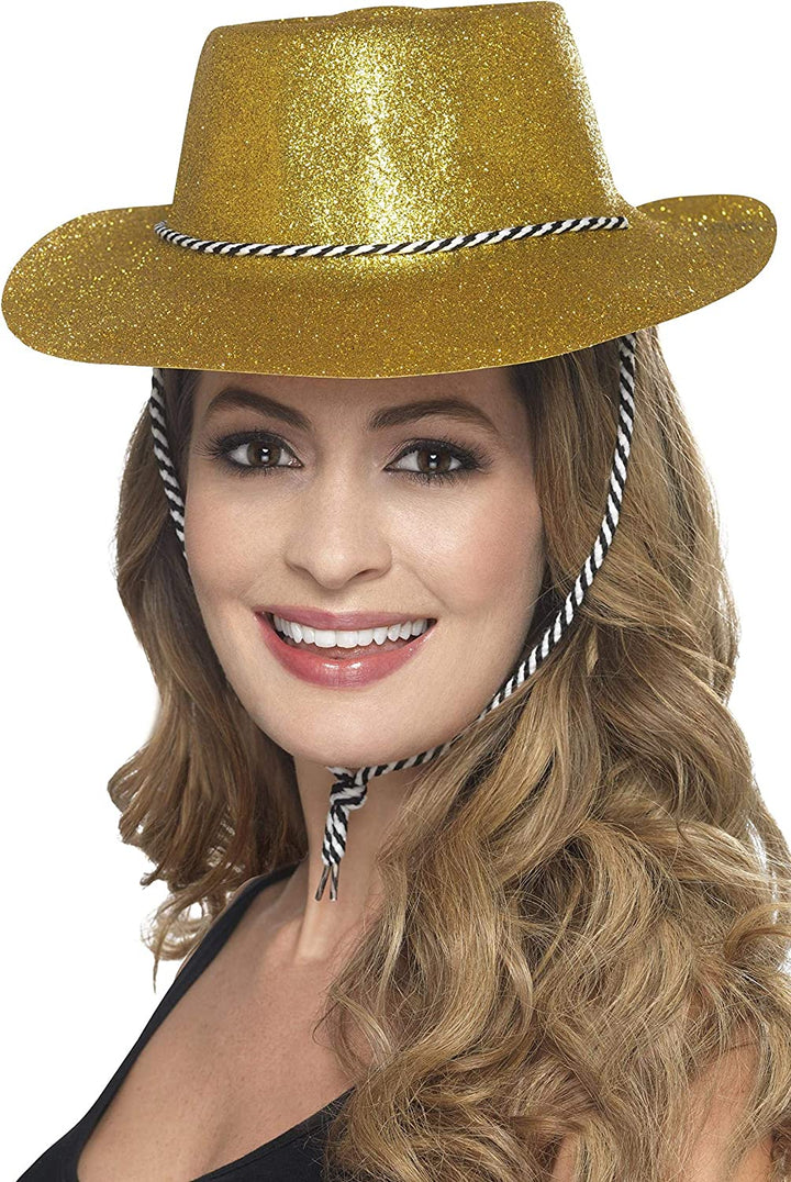 Smiffys Cowboy Glitter Hat