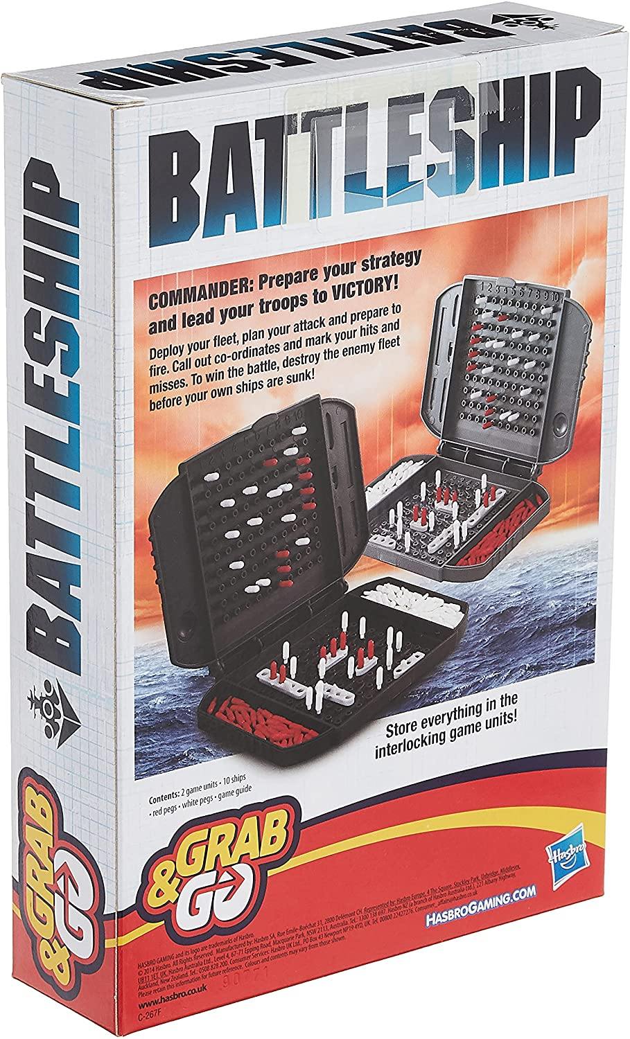 Hasbro Gaming Battleship Grab & Go Game - Yachew