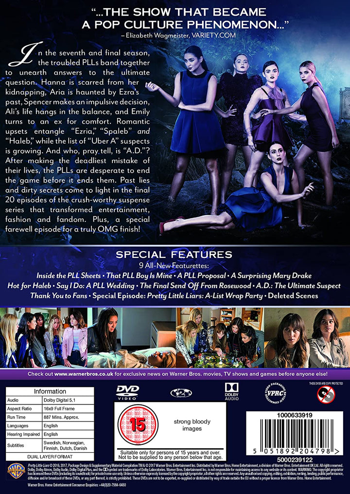 Pretty Little Liars : Season 7  [2016] [2017] - Mystery [DVD]