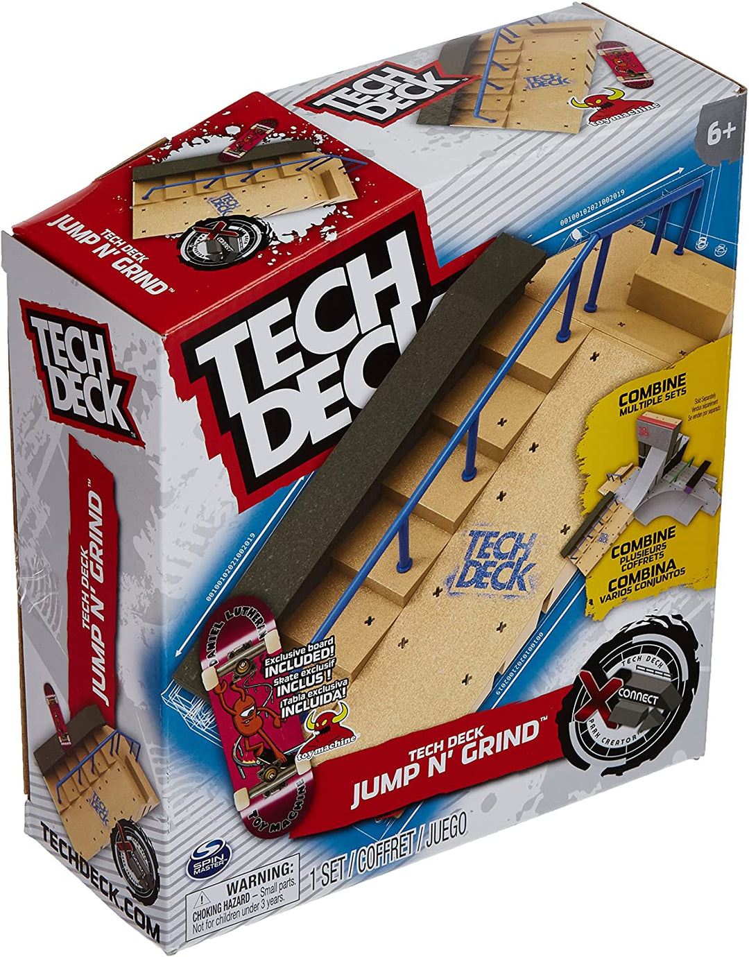 Tech Deck 1081140-6061840 XCnctPrkCrt GrindNFlip Styles Vary