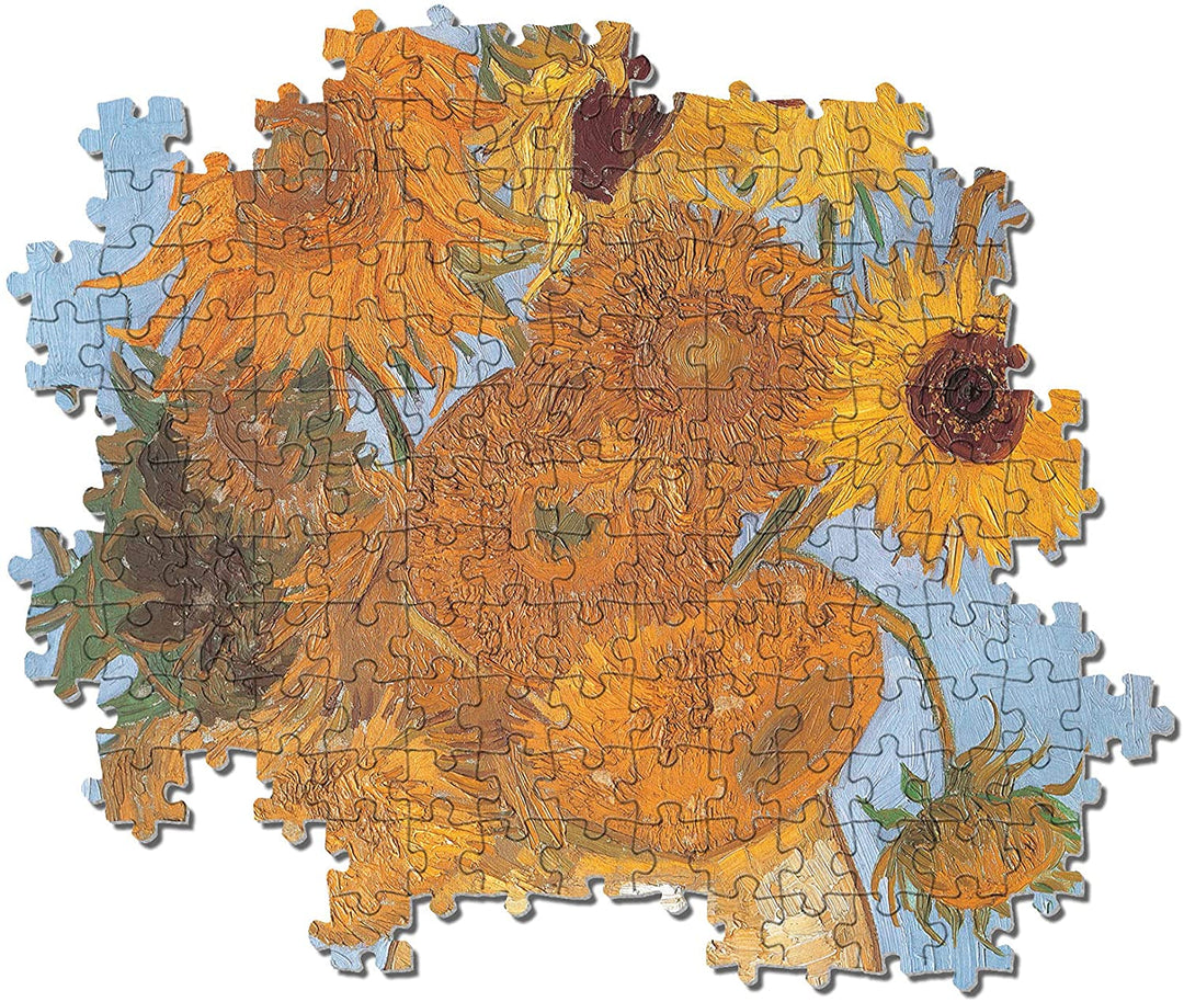 Clementoni 31438 Museumcollectie puzzel voor volwassenen en kinderen Van Gogh Zonnebloemen 1000 stukjes