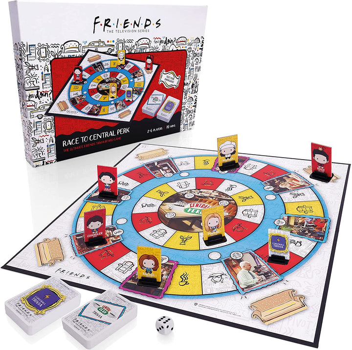 Friends Trivia Race To Central Perk Board Game