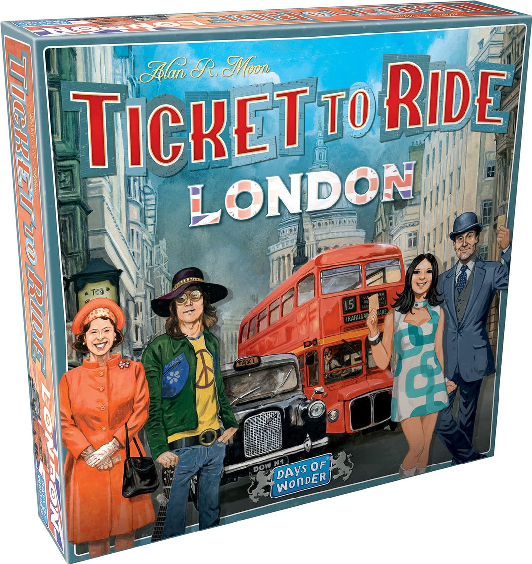 Days of Wonder | Ticket to Ride London Board Game | Ages 8+ | For 2 to 4 players | Average Playtime 10-15 Minutes