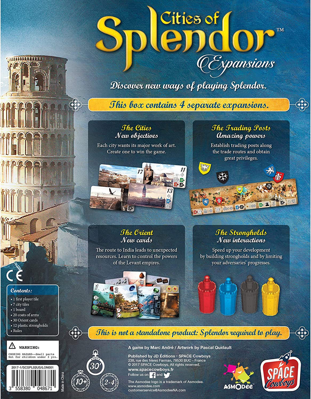Asmodee Splendor Cities of Splendor Expansion (SPL02)