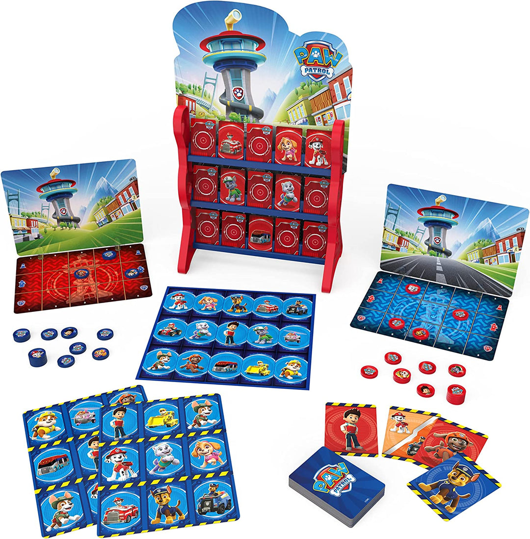 PAW Patrol, Games HQ Board Games for Kids Checkers Tic Tac Toe Memory Match Bingo Go Fish Card Games PAW Patrol Toys, for Kids Aged 4 and up