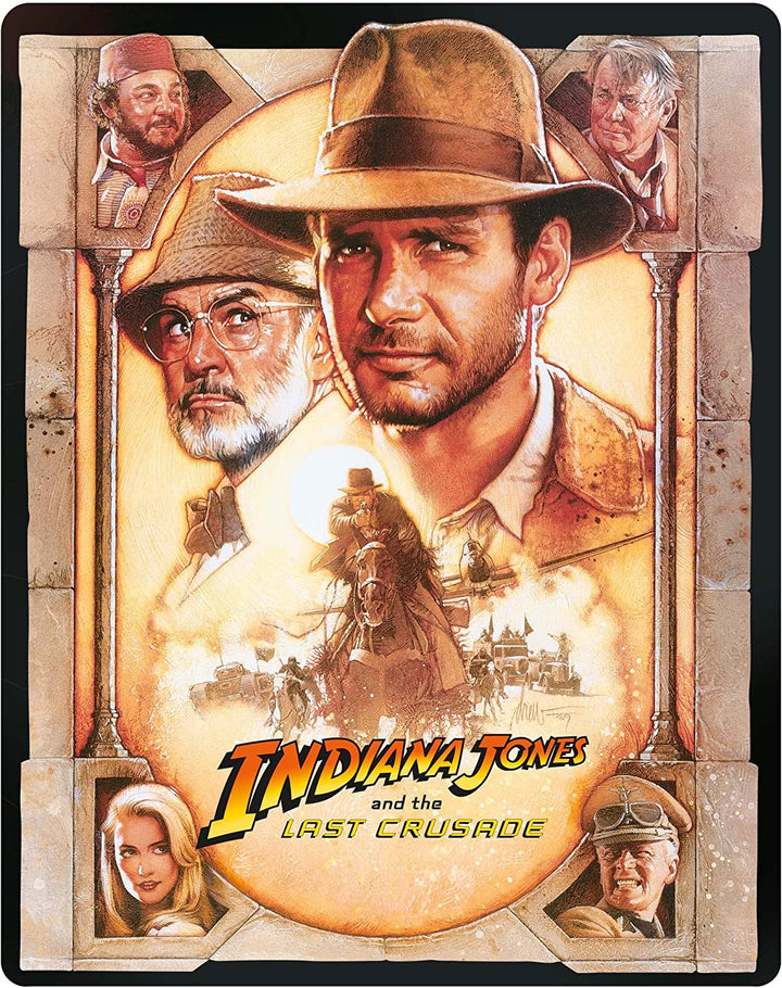 Indiana Jones And The Last Crusade - 4K Steelbook [Blu-ray] [Region A & B & C]