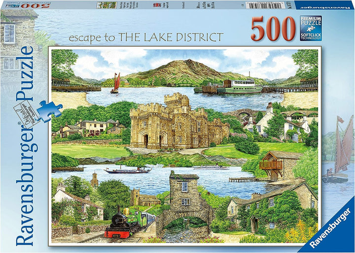 Ravensburger Escape To The Lake District 500 Piece Jigsaw Puzzle for Adults & Kids