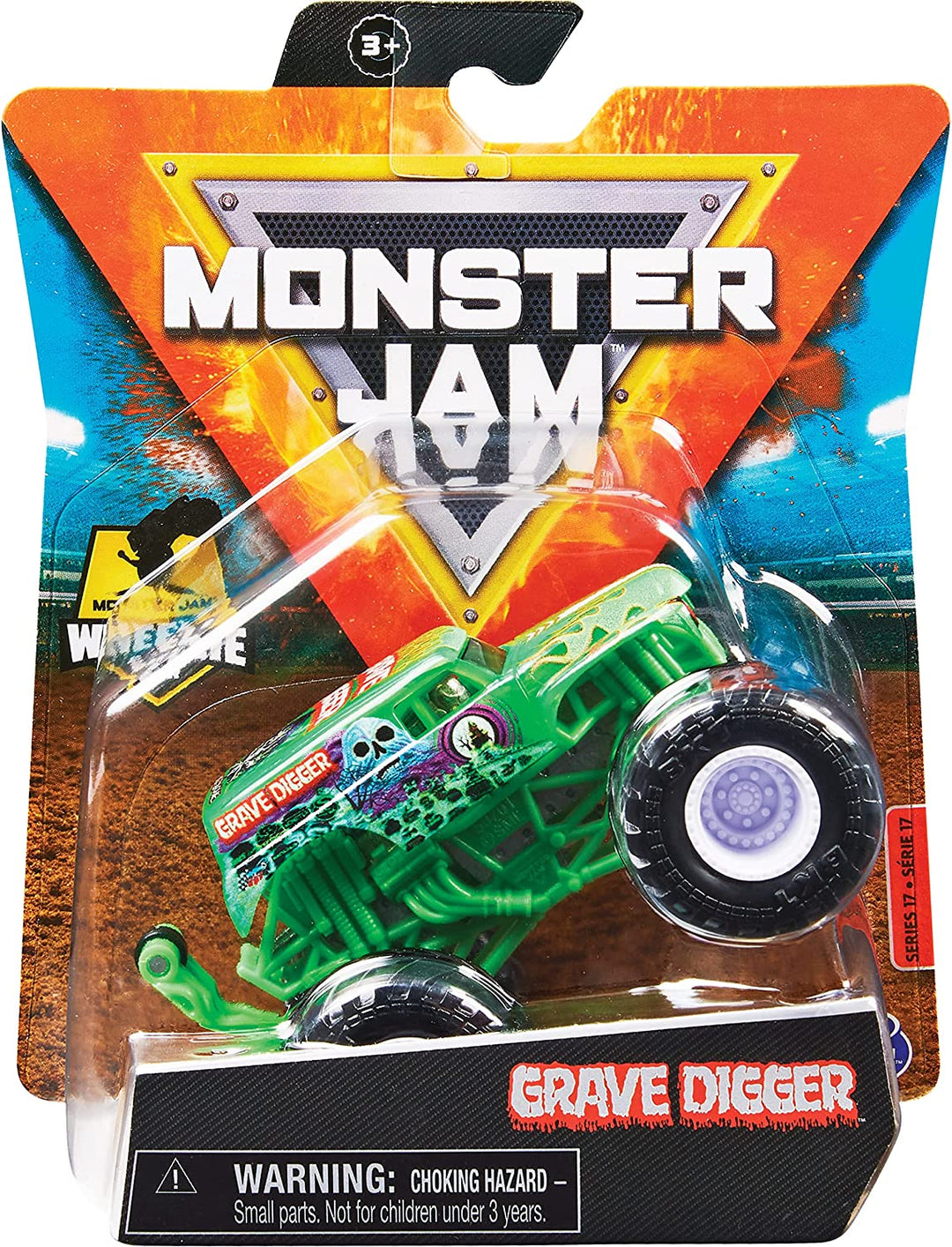 Monster Jam Official Monster Truck, Die-Cast Vehicle, Ruff Crowd Series, 1:64 Scale - Assorted models / Styles