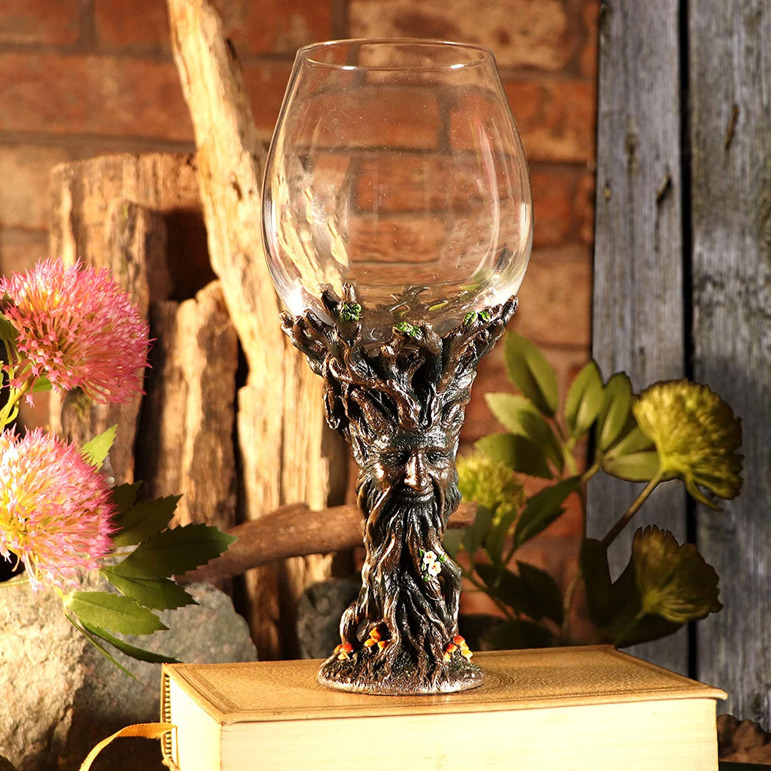 Nemesis Now Tree Spirit Collection - Green Man Goblet Wine Glass (D6113W2)