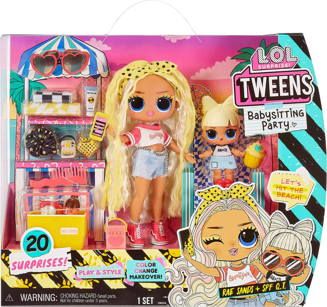 LOL Surprise Tween Babysitting Sleepover Party – RAE SANDS &amp; SPF QT – Unbox 20