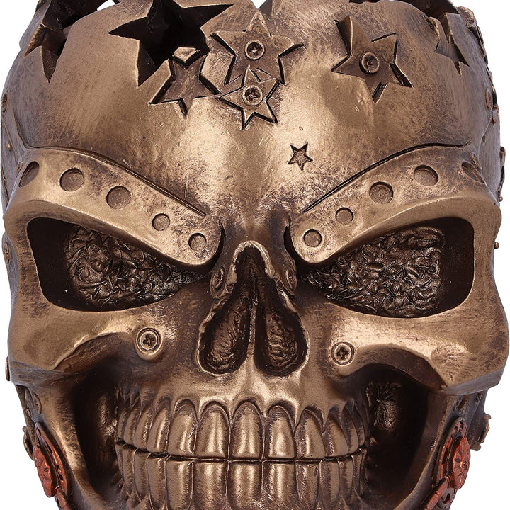 Nemesis Now Orion 13.8cm Bronze Steampunk Star Skull Ornament