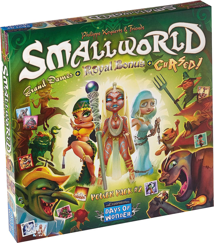Days of Wonder DOW790024 Small World Race Collection: Cursed, Grand Dames & Royal, Multicoloured