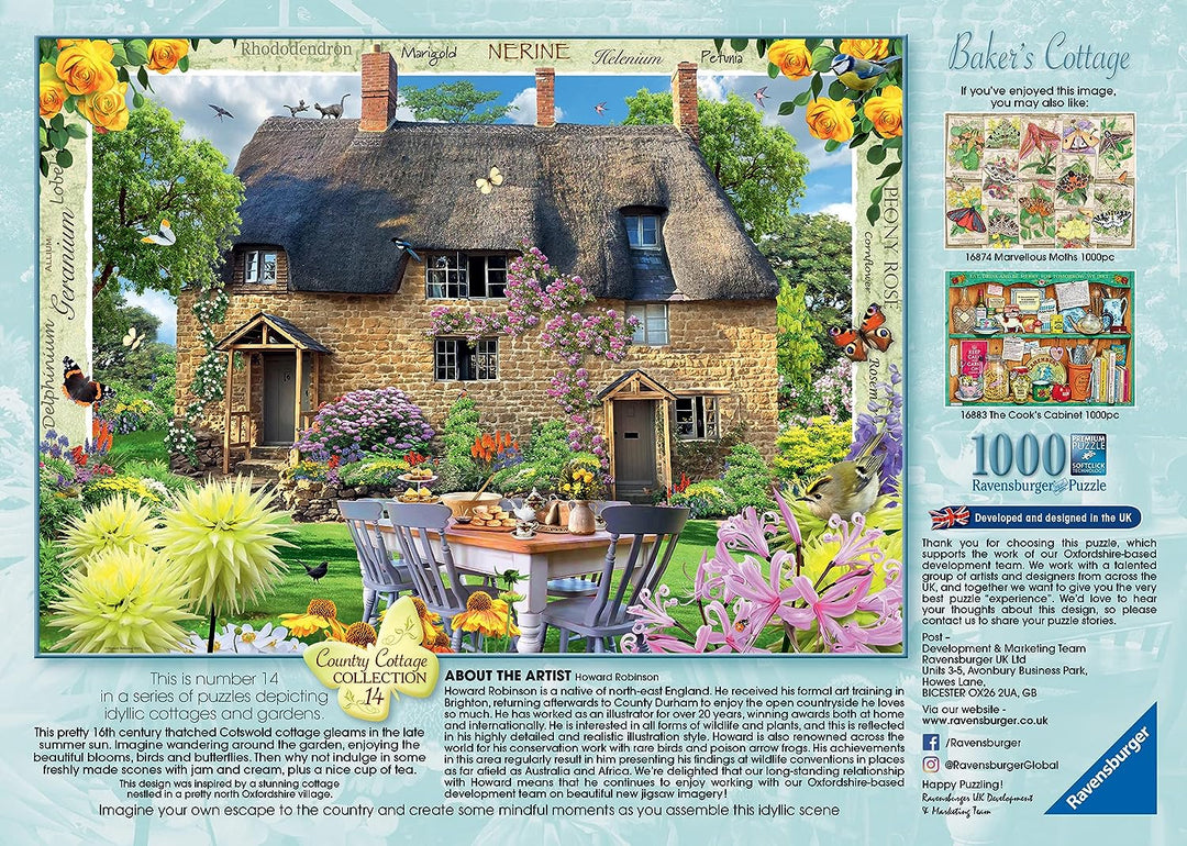 Ravensburger Country Cottage No.14 - Baker's Cottage 1000 Piece Jigsaw Puzzles