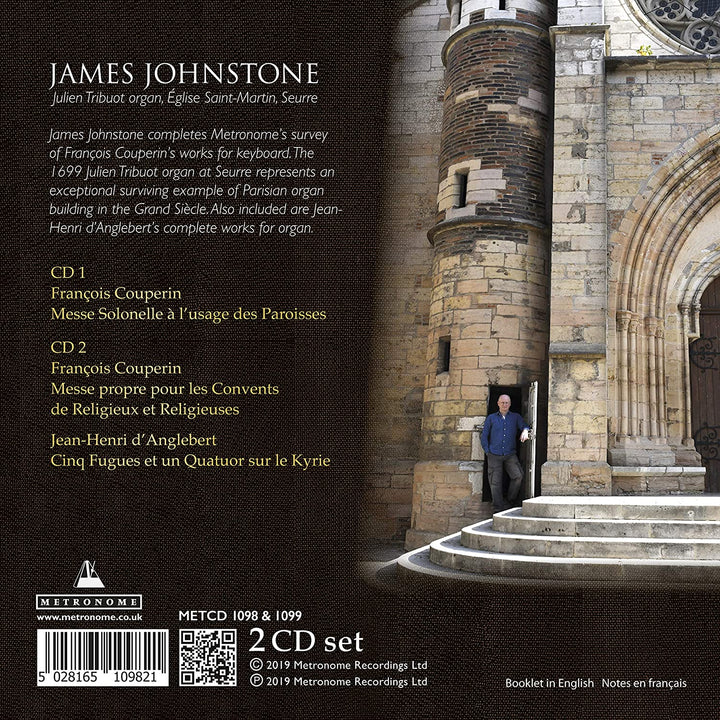 Couperin: Works For Organ [James Johnstone] [Metronome: MET 1098] [Audio CD]