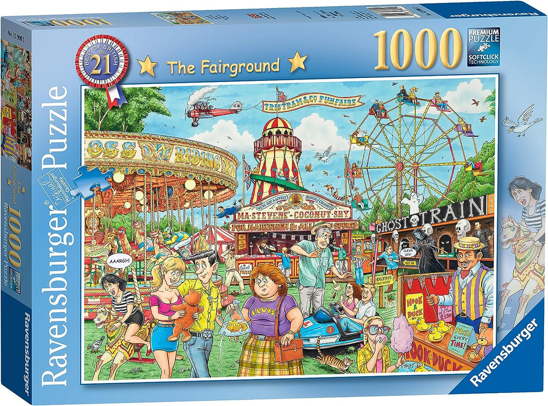 Ravensburger Best of British No.21 The Fairground 1000 Piece Jigsaw Puzzle for Adults and Kids