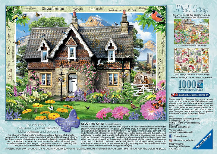 Country Cottage Collection No.15 Hillside Cottage 1000 Piece Jigsaw