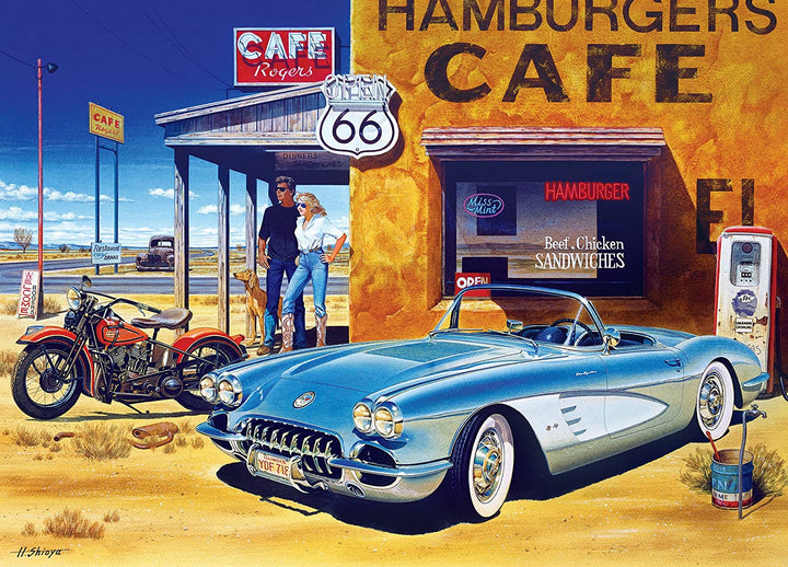 MasterPieces Route 66 Cafe Cruisin' Jigsaw Puzzle (1000-Piece)