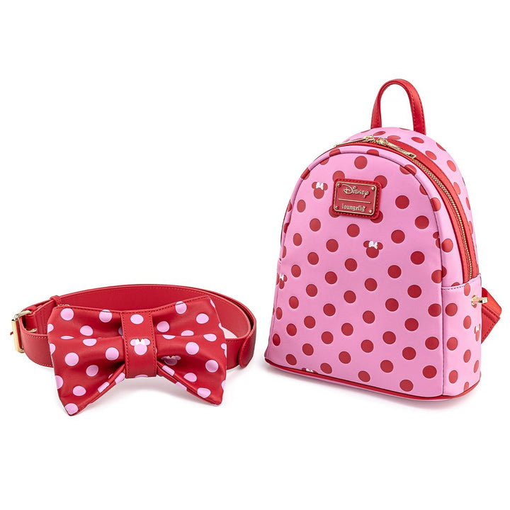 Loungefly Disney Minnie Mouse 2-in-1 Mini-Rucksack/Hüfttasche