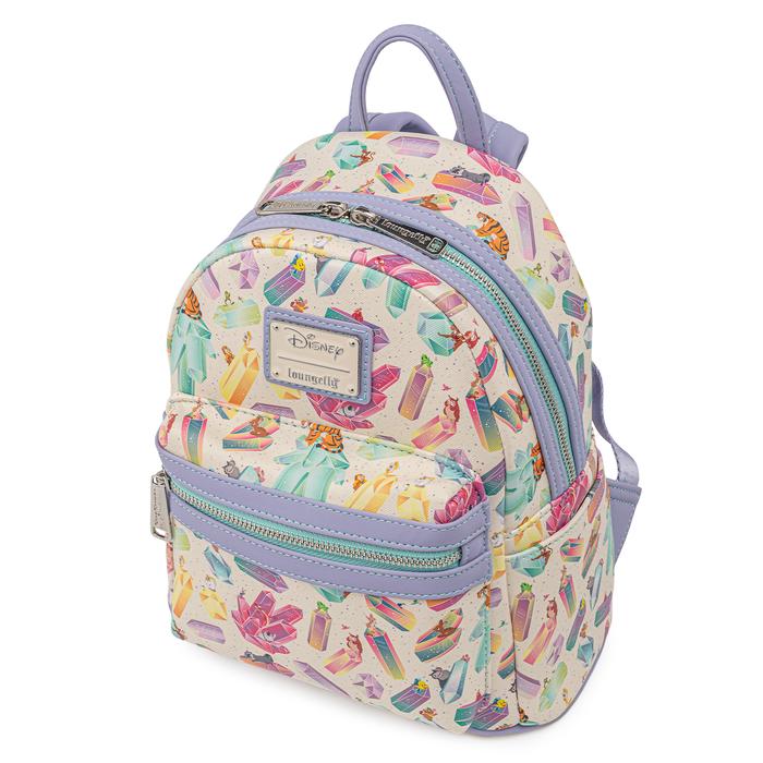 Loungefly Disney Crystal Sidekicks AOP Mini Backpack