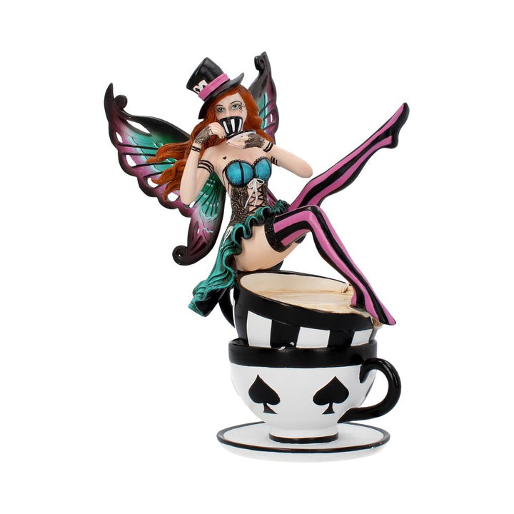 Nemesis Now B3317J7 Hatter 16cm Figurine, Resin, Teal, One Size