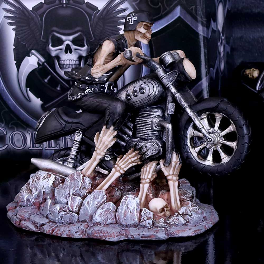 Nemesis Now B3654J7 Ride Out of Hell James Ryman 16cm Figurine, Resin, Grey