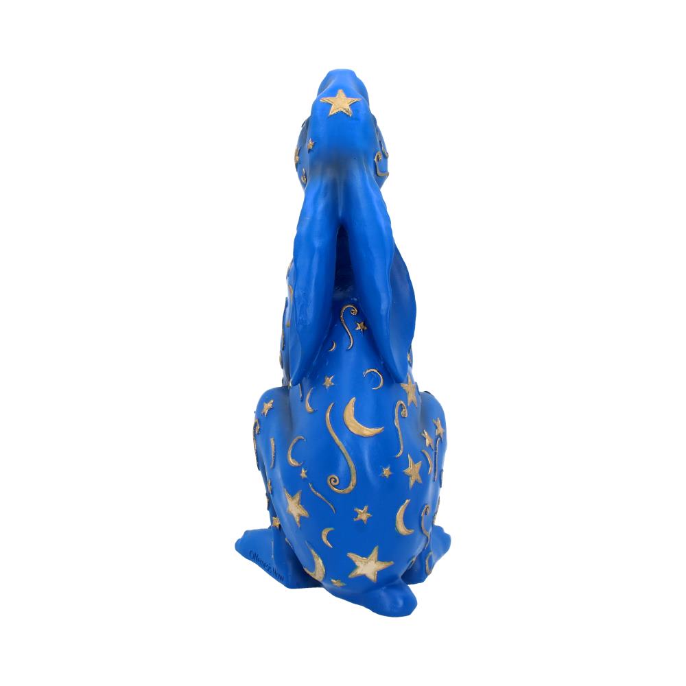 Nemesis Now Lepus Hasenfigur, Blau, 26 cm