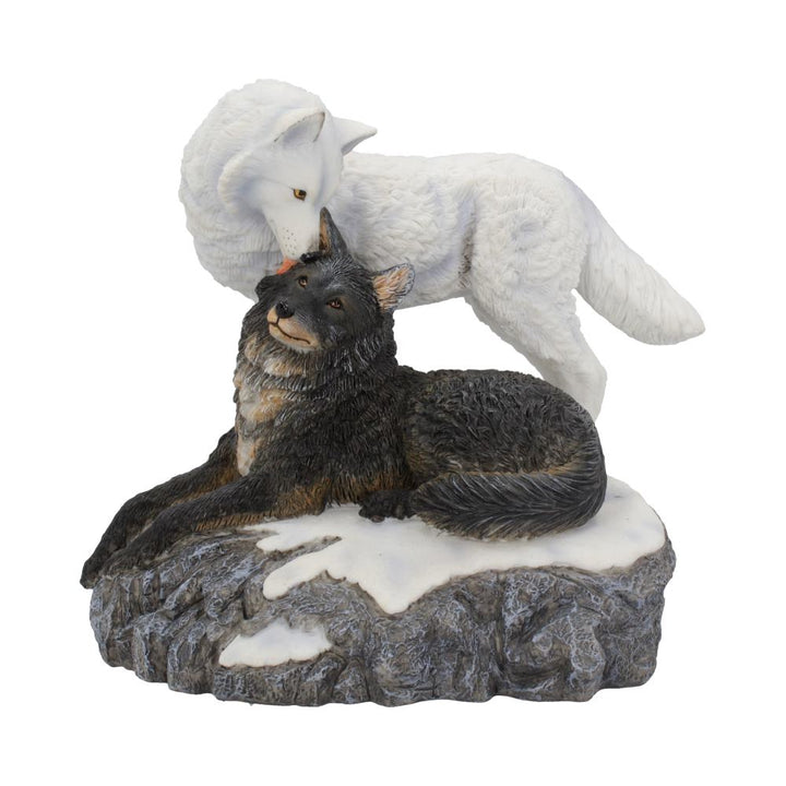 Nemesis Now Snow Kisses 20.5cm Figurine, Polyresin, Grey