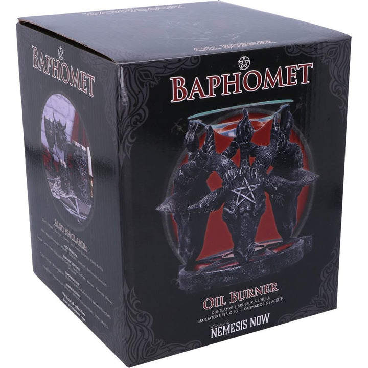 Nemesis Now B5189R0 Occult Baphomet Head Oil Burner, Black, 13.5cm