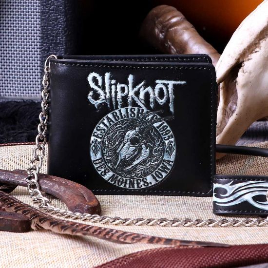 Nemesis Now Slipknot Flaming Goat Logo Wallet with Chain (B5217R0)