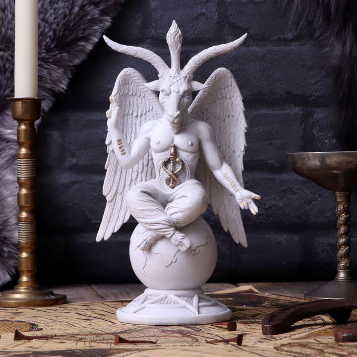 Nemesis Now B5260S0 Dark Lord 26cm White Baphomet Figurine